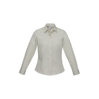 Ladies Bondi Long Sleeve Shirt Sand 6