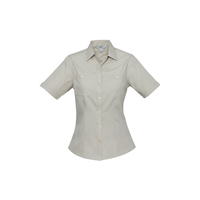 Ladies Bondi Short Sleeve Shirt Sand 6