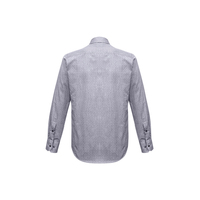Mens Trend Long Sleeve Shirt Silver XSmall