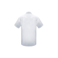 Mens Euro Short Sleeve Shirt White XSmall