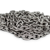 7m x 6mm stainless steel short link chain