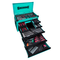 Sidchrome 204 Piece 13 Drawer  Hyper Colour Series Tool Kit (Teal) SCMT10160HT
