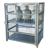 East West Engineering Gas Cylinder Storage Cage (Flat packed) WLL 250kg SGB129