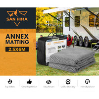 San Hima 6M X 2.5M Annex Matting Floor Mats Mesh Caravan Park Camping Picnic