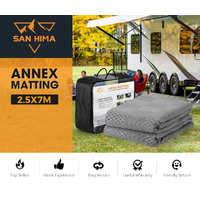 San Hima 7M X 2.5M Annex Matting Floor Mats Mesh Caravan Park Camping Picnic