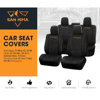 San Hima Car Seat Covers For Isuzu D-Max DMAX Full Set Double Cab 2012-Current