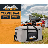 SAN HIMA Canvas Travel Bag 70L BBQ Storage Bag Water Resistant Outdoor Camping