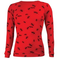 Sherpa Kids' Polypro Long sleeve Sleeve Crew Neck Thermal Top Ants 10