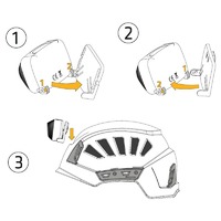 Inceptor Helmet Highlight Clip  Headlamp Euro Clip