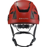 Inceptor Grx Vented Helmet Red C/W Reflective Stickers