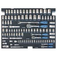 SP Tools 307 Piece 15 Drawer Custom Tool Kit - Black Metric/SAE SP50105X