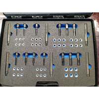 Professional thread repair set for glow plugs & spark plugs with inserts - govoni quality