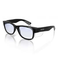 SafeStyle Classics Black Frame Blue Light Blocking Lens Safety Glasses