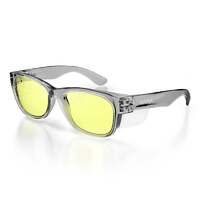 SafeStyle Classics Graphite Frame Yellow Lens Safety Glasses