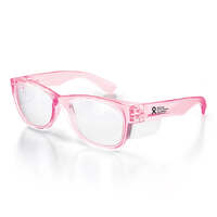 SafeStyle Classics Pink Frame Clear Lens Safety Glasses