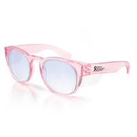 SafeStyle Cruisers Pink Frame Blue Light Blocking Lens Safety Glasses