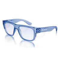 SafeStyle Fusions Blue Frame Blue Light Blocking Lens Safety Glasses