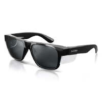 SafeStyle Fusions Black Frame Tinted Lens Safety Glasses