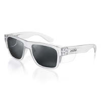 SafeStyle Fusions Clear Frame Polarised Lens Safety Glasses