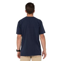 Elbow Grease Short Sleeve Tee Colour Navy Blue Size M