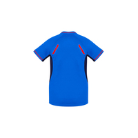 Ladies Renegade Tee Royal/Navy/Fluoro Orange 8