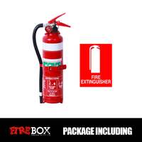 Firebox small volume discharge hose high pressure fire extinguisher