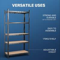 Masterspec garage shelving warehouse shelf unit storage rack 1.8x0.9m