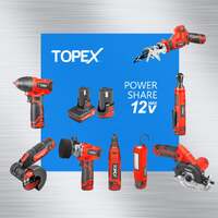 Topex 12v cordless rotary tool speed 5000-25000rpm carving tool set grinding tool kit - skin only