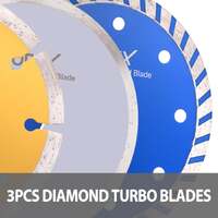 Topex 20pcs 115mm cutting wheel flap grinding disc wire brush diamond turo blades kit