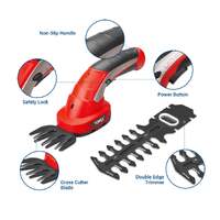 Topex 4v 2in1 cordless grass hedge  trimmer grass shears cutter garden tool