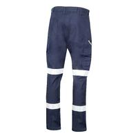 TRU Workwear Midweight Cotton Stretch Cargo Trousers with Biomotion Reflective Tape