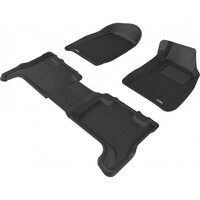 3D Kagu Rubber Mats for Holden Rodeo Dual Cab 2002-2008 Front & Rear
