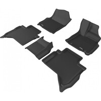3D Kagu Rubber Mats for Toyota Hilux Dual Cab AUTO 2015+ Front & Rear mats