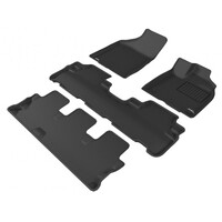 3D Carpet Mats for Toyota Kluger 2013-2020 3 Rows