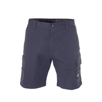 Unit Mens Shorts Work Cargo Demolition 28 Navy