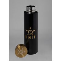 Unit Mens Water Bottle Grand Blk Gold