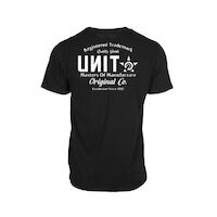 Unit Mens Tee Masters 2XL Black
