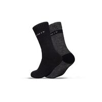 Unit Mens Socks 2 Pack Extra Thick Premium Bamboo 11 to 14 Multi