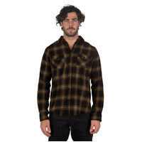 Unit Mens Shirt Flannel Hood Chester L Blue
