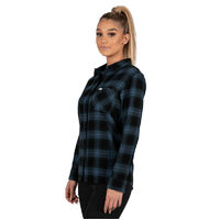 Unit Ladies Shirt Flannel Fraser 10/S Blue