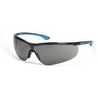 Uvex Sportstyle Safety Glasses Pair Hard Coat Clear Black/Blue