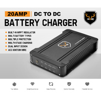 MOBI 12V 20A DC to DC MPPT Battery Charger For Dual Battery System