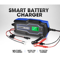 ATEM POWER Smart Battery Charger Trickle 10A 6V/12V