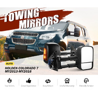 Pair Extendable Towing Mirrors For Holden Colorado7 MY2013-MY2016