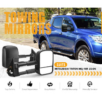 SAN HIMA Pair Towing  Mirrors for Mitsubishi Triton MQ/MR 2015 - ON