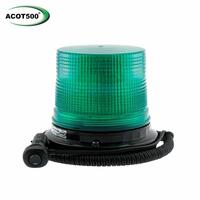 Large LED Beacon Magenta Magnetic Base 12-24V