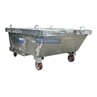 East West Engineering Lever Release Tipping Bin 0.68m³ 740mm Wide WFL9X74