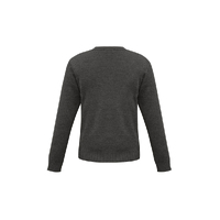 Mens Woolmix Pullover Charcoal Marle XSmall