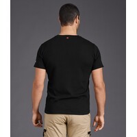 KingGee Mens Aus Made T-Shirt Colour Black Size XS