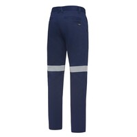 KingGee Mens Reflective Drill Pants Colour Navy Size 77R